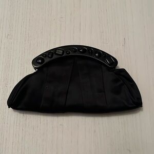 Nine West silk black clutch
